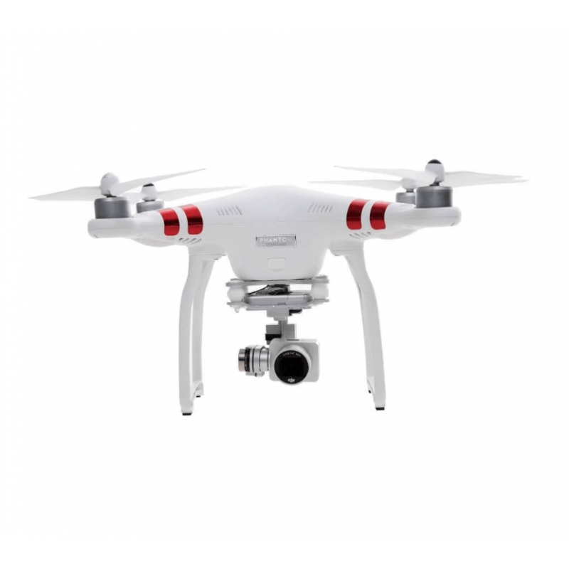 Drone intelligente DJI Phantom 3 Standard con telecamera 4K, bianco, A+