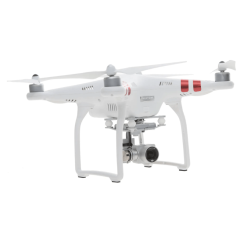 Drone intelligente DJI Phantom 3 Standard con telecamera 4K, bianco, A+