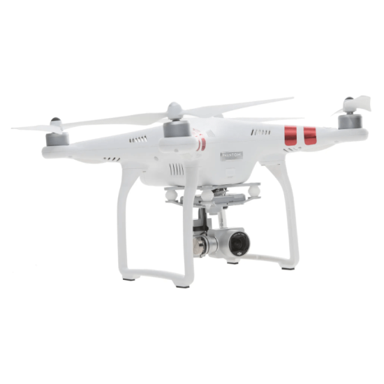 Drone intelligente DJI Phantom 3 Standard con telecamera 4K, bianco, A+