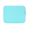 Fodera in neoprene turchese per laptop da 15" e 15,6"
