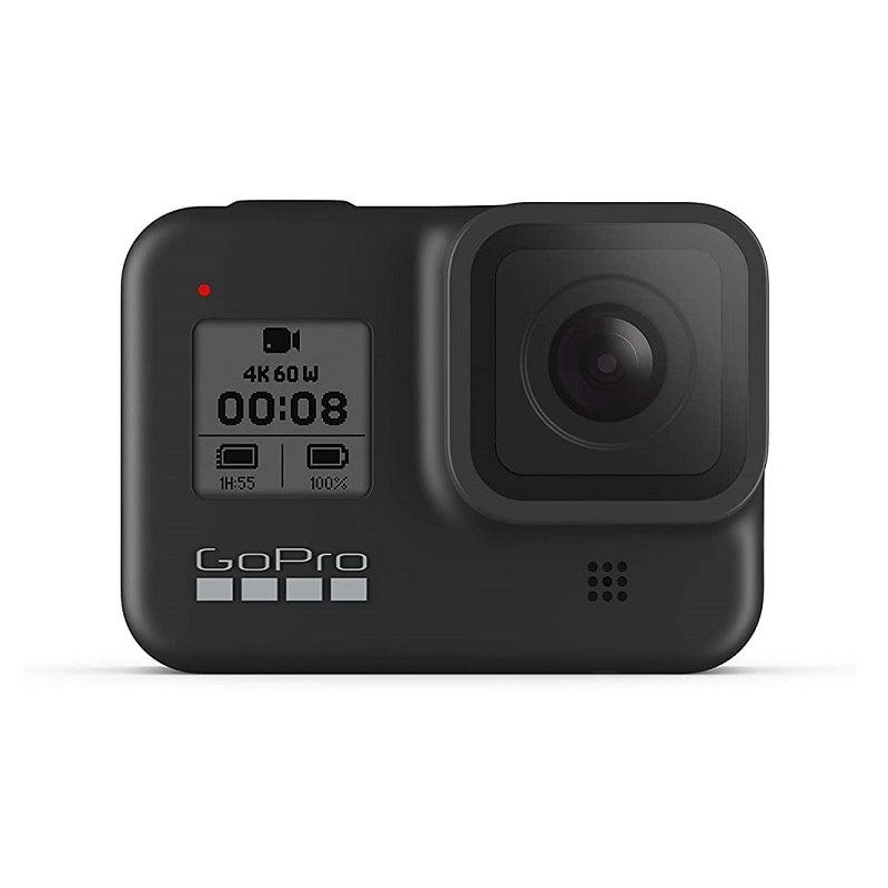 Go Pro Hero 8, Nero, Batteria Nuova, A+