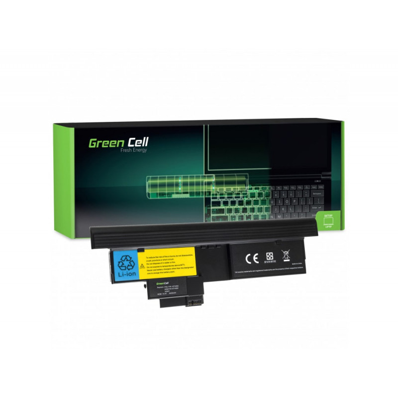 Batteria a celle verdi Lenovo ThinkPad Tablet X200 X201 / 14,4V 4400mAh