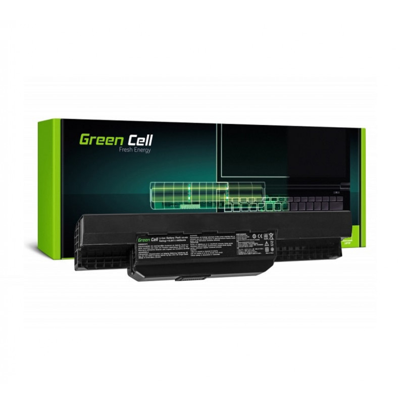 Batteria a celle verdi per Asus A537 K53 K53E K53S K53S K53SV X53 X53S X53U X54 X54C X54F X54H / 11.1V 4400 mAh