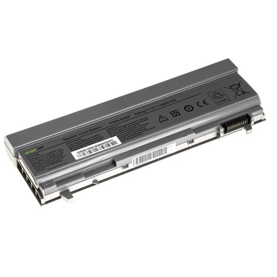 Batteria a celle verdi per Dell Latitude E6400 E6410 E6500 E6510 E6510 / 11.1V 6600mAh
