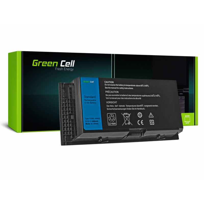 Batteria a celle verdi per Dell Precision M4600 M4700 M4800 M6600 M6700 M6600 M6700 / 11.1V 4400mAh
