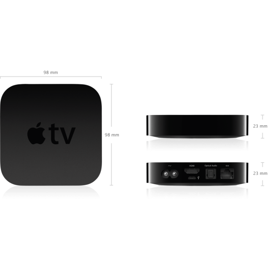 oUTLET!!! Apple TV (3a generazione, A1469), Nero