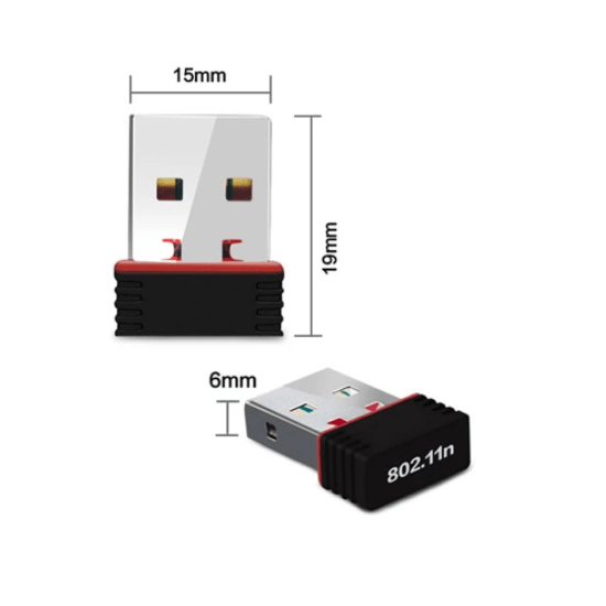 Adattatore Wifi USB Wireless 2,4G, WLAN, USB 2.0, Ricevitore Wifi per Tablet/PC/TV, A+