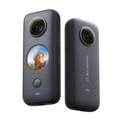 Insta360 One X2 Pocket Sports Camera, ActionCam 5.7K Touch Screen 360° impermeabile, A+