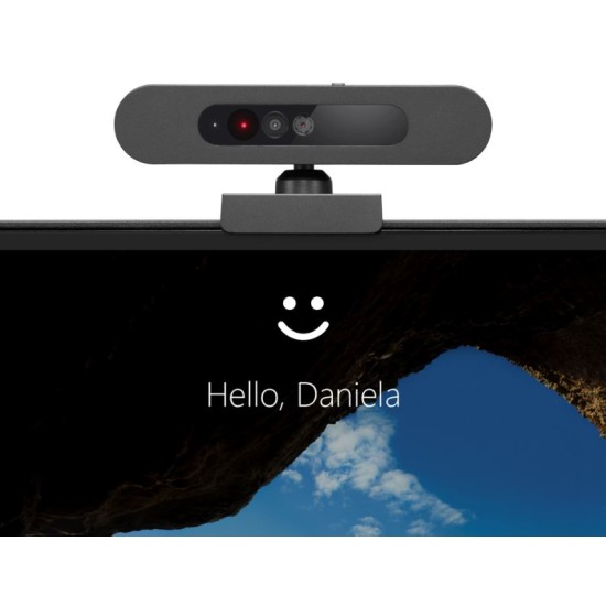 Lenovo 500 FHD Webcam, Nero, A+