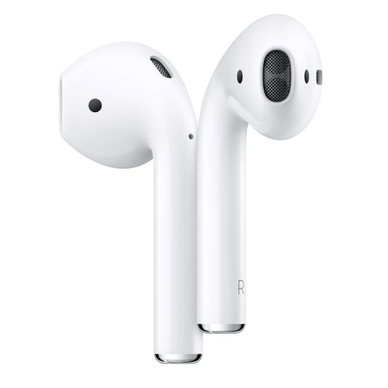 Apple AirPods 2 con custodia di ricarica wireless, bianco, A+