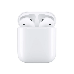 Apple AirPods 2 con custodia di ricarica wireless, bianco, A+