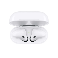 Apple AirPods 2 con custodia di ricarica wireless, bianco, A+