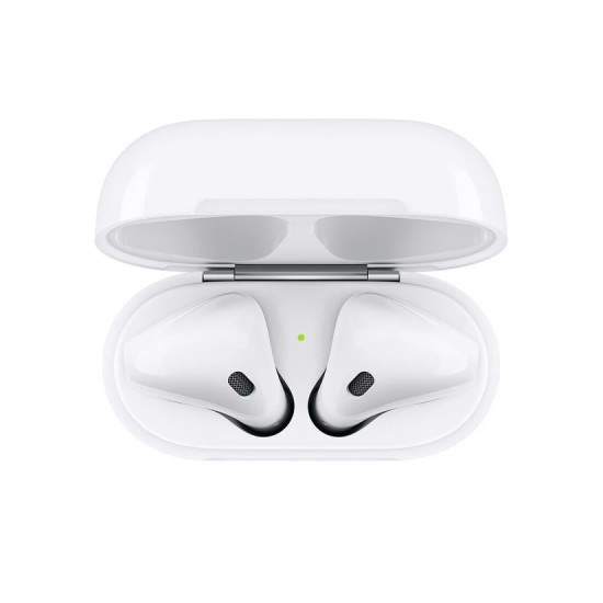 Apple AirPods 2 con custodia di ricarica wireless, bianco, A+