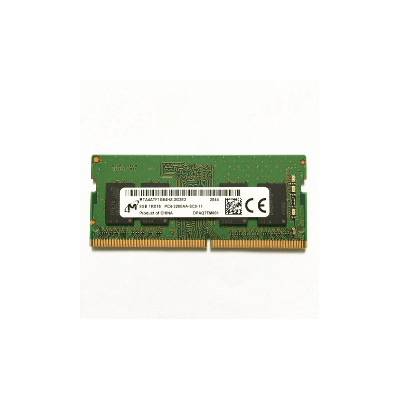 Memoria RAM Micron 8GB DDR4 SODIMM 1Rx16 PC4-3200AA-SCO-11 3200 mhz, 1.2 v, 260 pin, Km0