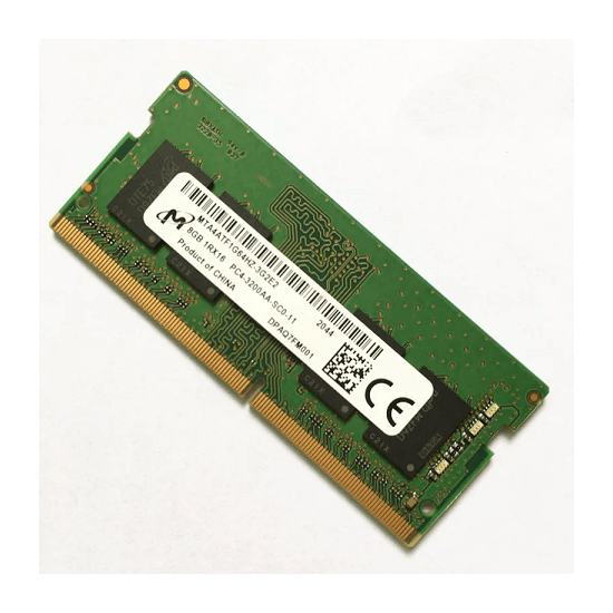 Memoria RAM Micron 8GB DDR4 SODIMM 1Rx16 PC4-3200AA-SCO-11 3200 mhz, 1.2 v, 260 pin, Km0