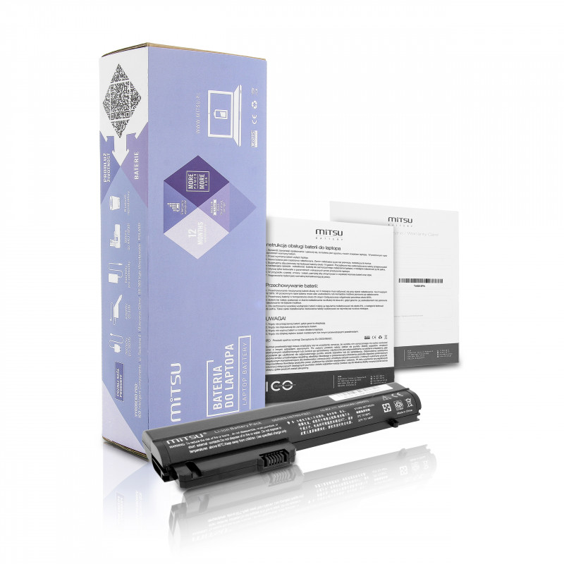 Batteria Mitsu per HP 2400, 2510p, nc2400 / 10,8V (11,1V) 4400 mAh
