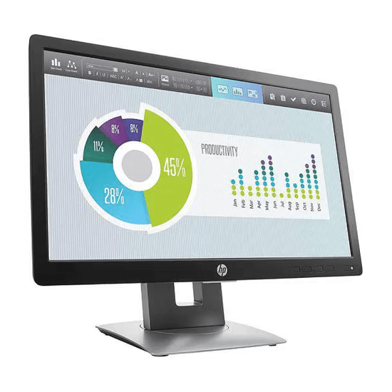 Monitor HP EliteDisplay E202 20" HD+ A+ - Ergonomia e connettività