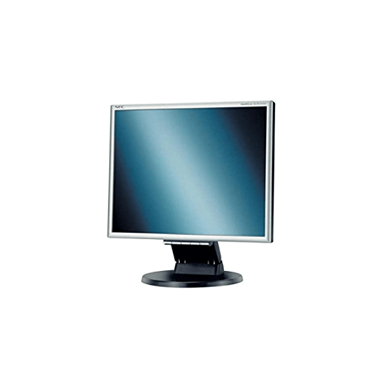 Monitor LCD NEC MultiSync 19" Grado A+ Argento/Nero