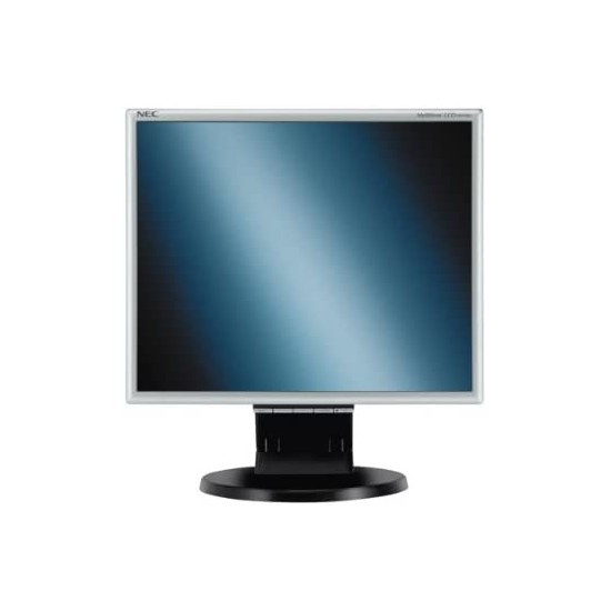 Monitor LCD NEC MultiSync 19" Grado A+ Argento/Nero
