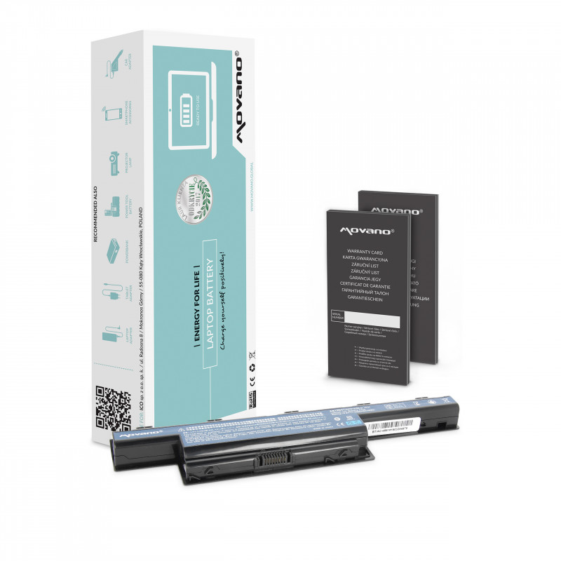 Batteria Movano per Acer Aspire 4551, 4741, 5741 / 10.8V (11.1V) 4400 mAh