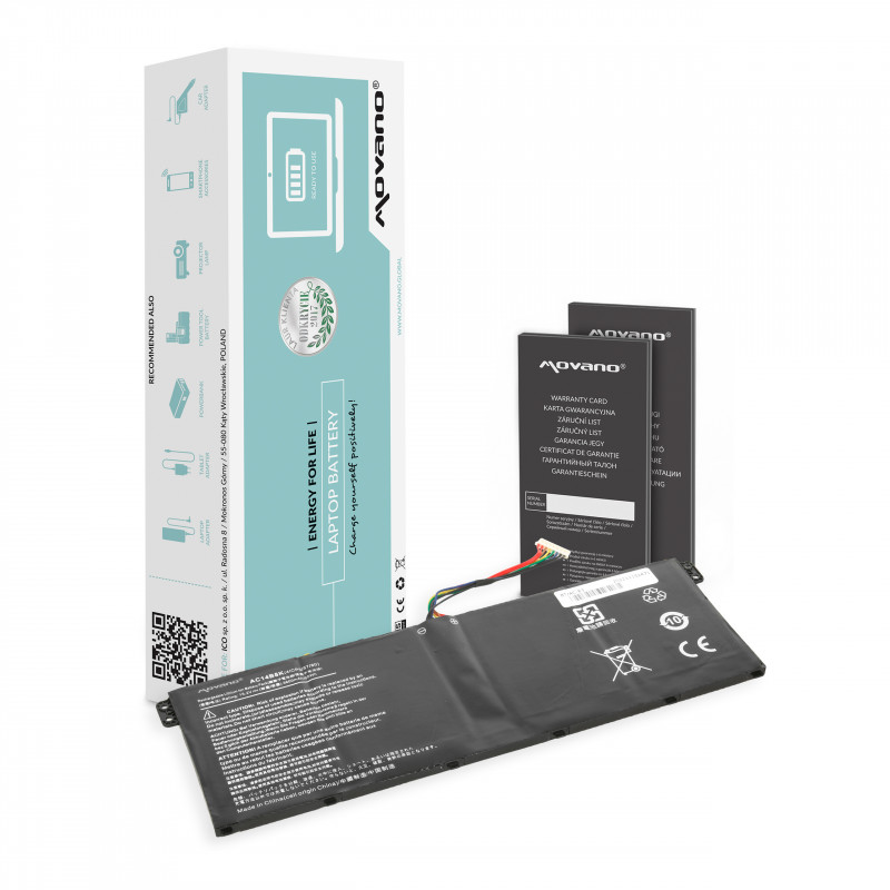 Movano Batteria per Acer Aspire E3-111, V5-122 / 15.2V 2200 mAh
