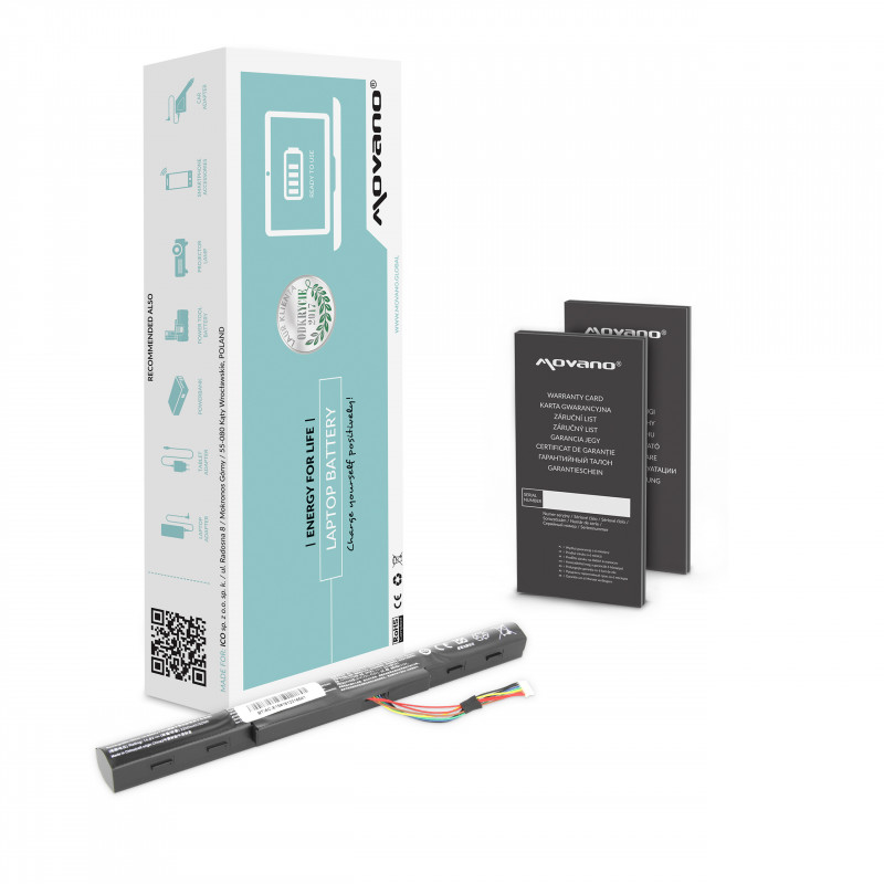 Batteria Movano per Acer Aspire E5-475, E5-575 / 14.6V 2200 mAh
