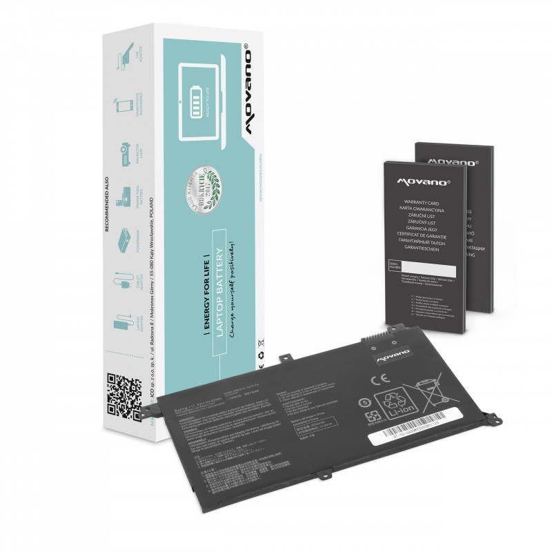 Movano Batteria per Asus Vivobook S14 S430 X430U K430 / 11.52V 3653 mAh