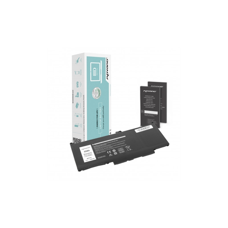 Movano Batteria per Dell Latitude 5300, 5310, 7300 (7200 mAh) 7.6V