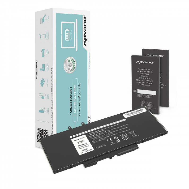 Batteria Movano Dell Latitude 5400 5500 5510 | 7.6V 8000mAh