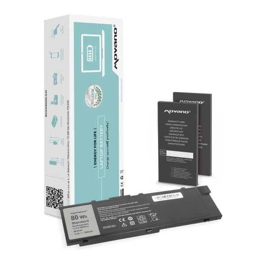 Movano Batteria per Dell Precision M7510, M7710 / 11.4V 7000 mAh