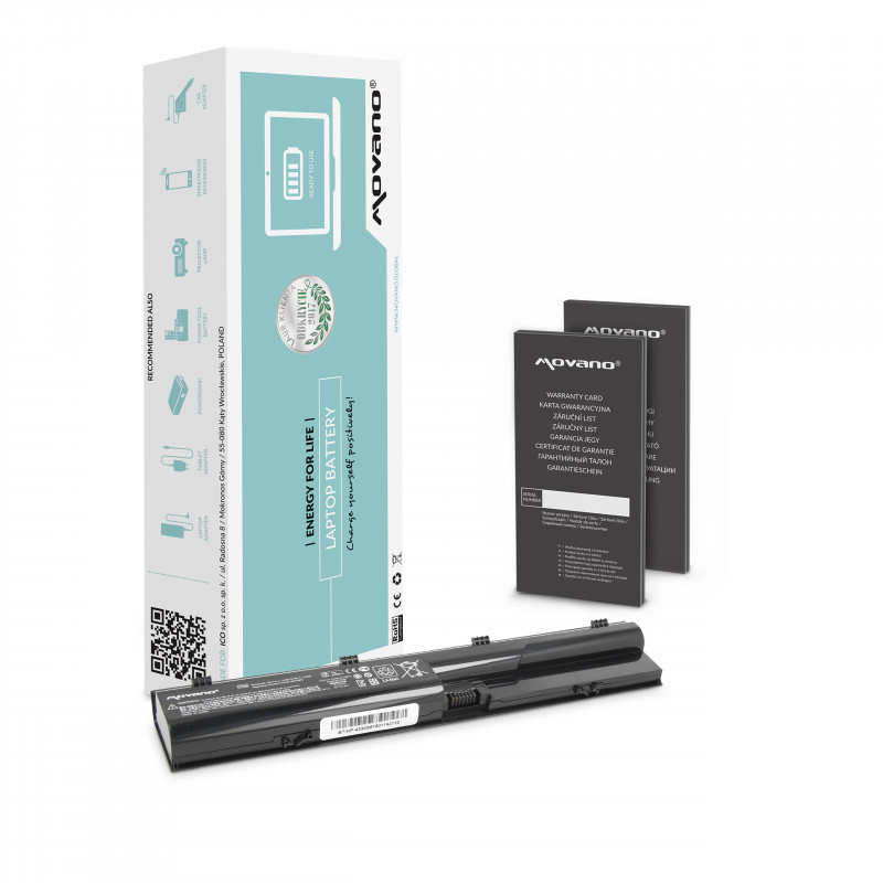 Batteria Movano per HP ProBook 4330s, 4530s (4400mAh) / 10.8V (11.1V) 4400 mAh