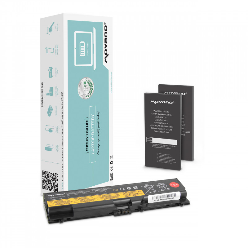 Batteria Movano per Lenovo Thinkpad T430, T530 / 10,8V (11,1V) 4400 mAh