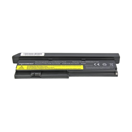 Batteria Movano per Lenovo X200 (6600mAh) / 10.8V (11.1V) 6600 mAh