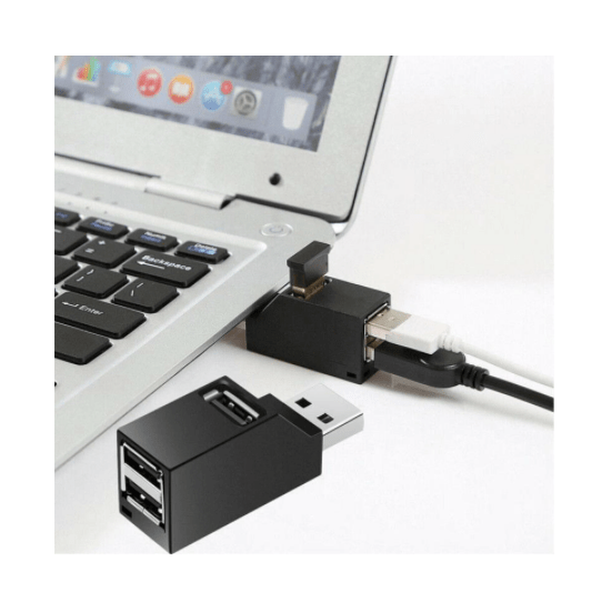 Moltiplicatore HUB USB 3.0 mini portatile 3 porte USB