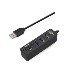 Moltiplicatore HUB USB 3.0 e lettore Micro SD e SD (HC)