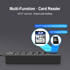 Moltiplicatore HUB USB 3.0 e lettore Micro SD e SD (HC)