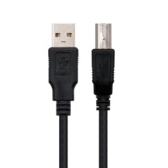 Nanocable Cavo per stampante USB-A 2.0 maschio a USB-B maschio 1.80m
