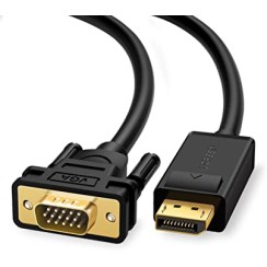 Nanocable Convertitore da Displayport a VGA 2M/M Nero