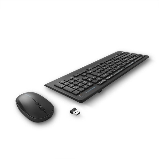 Pack Tastiera + Mouse Energy System Office Set 3 Silent Wireless, Nuovo