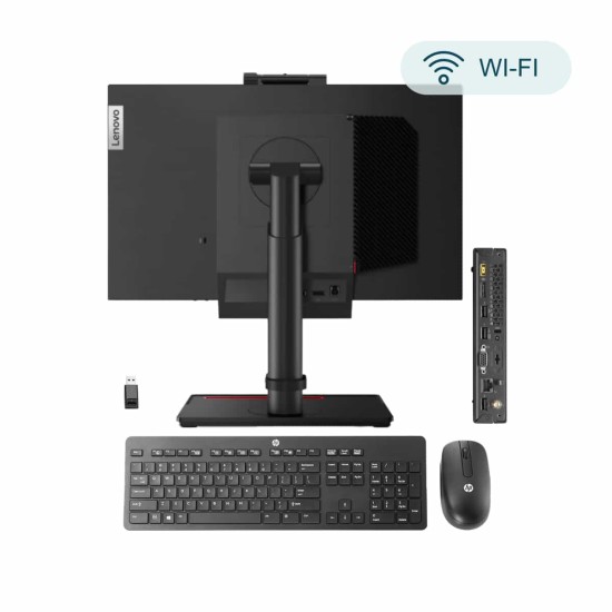 Pack Lenovo AIO Tiny i5 21.5" + Tastiera e Mouse HP