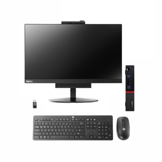 Pack Lenovo AIO Tiny i5 21,5" + Tastiera HP Wireless