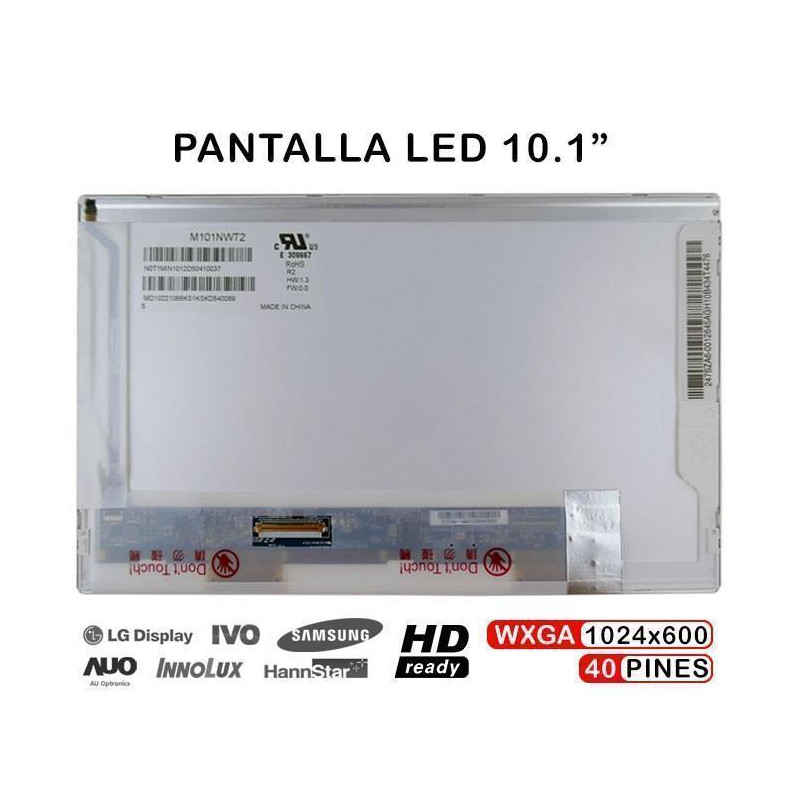 SCHERMO A LED DA 10,1 POLLICI CLAA101NB01 LP101WH1