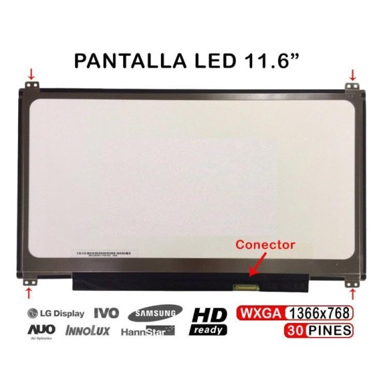 ASUS EEEBOOK X205T X205TA B116XTN02.3 11.6" 30 PIN LED LAPTOP SCREEN