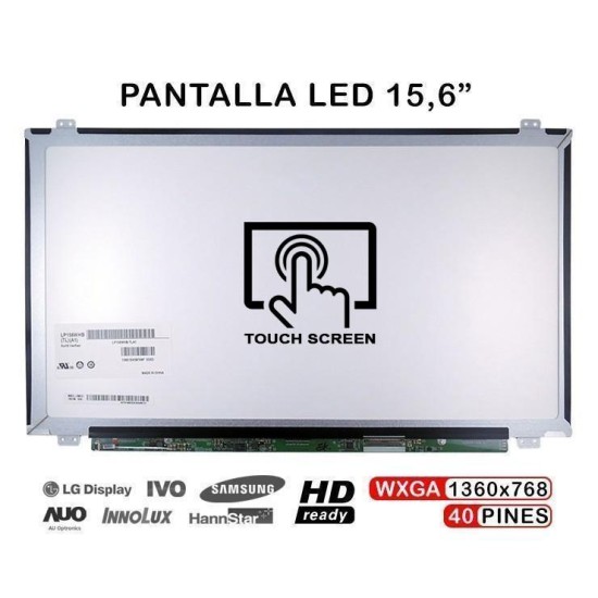 TOUCH SCREEN PER LAPTOP LTN156AT40 15.6" 40 PIN