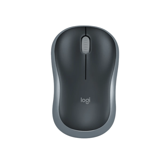 Logitech M185 Mouse senza fili nero grigio, nuovo