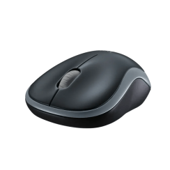 Logitech M185 Mouse senza fili nero grigio, nuovo