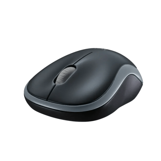 Logitech M185 Mouse senza fili nero grigio, nuovo