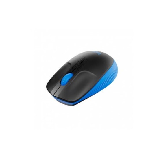 Logitech Mouse M190 senza fili nero blu, nuovo