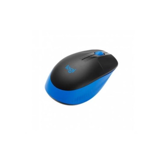 Logitech Mouse M190 senza fili nero blu, nuovo