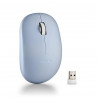 Ratón ottico NGS FOG Pro Wireless Senza fili 1000 DPI, Blu, Nuovo